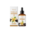 30ml glass bottle of vanilla flavoured essential oil with a dropper.