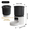 4L smart pet feeder with WIFI remote monitoring and timing function