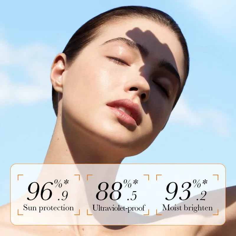 Double tube 50g sunscreen and makeup primer product for universal skin types