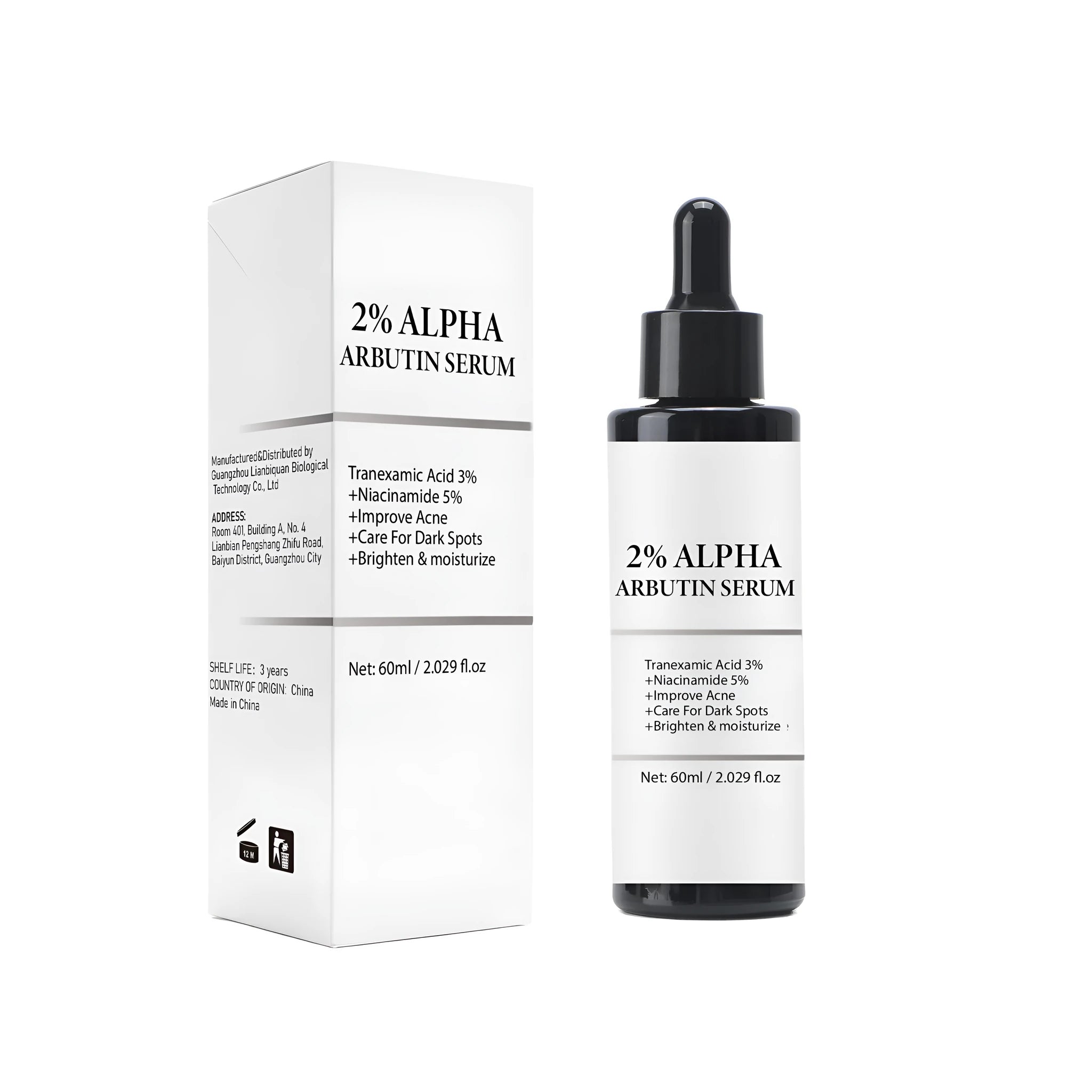 Alpha-arbutin Care Solution Facial bottle, 60ml, style FPB009