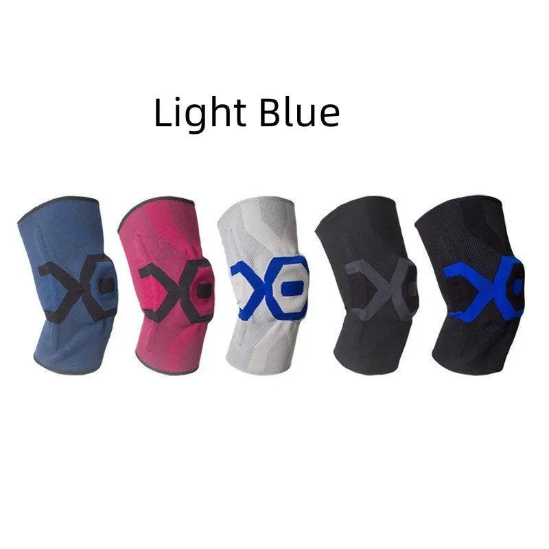 Men's silicone knee pad for sports protection in selected colour and size