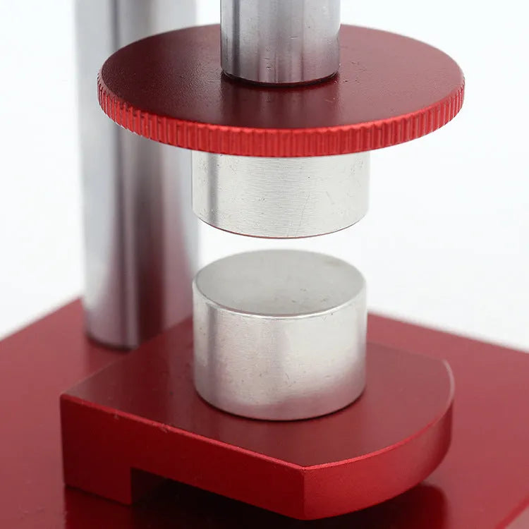Watch spiral cap presser tool with set of 20 plastic moulds for back cover removal