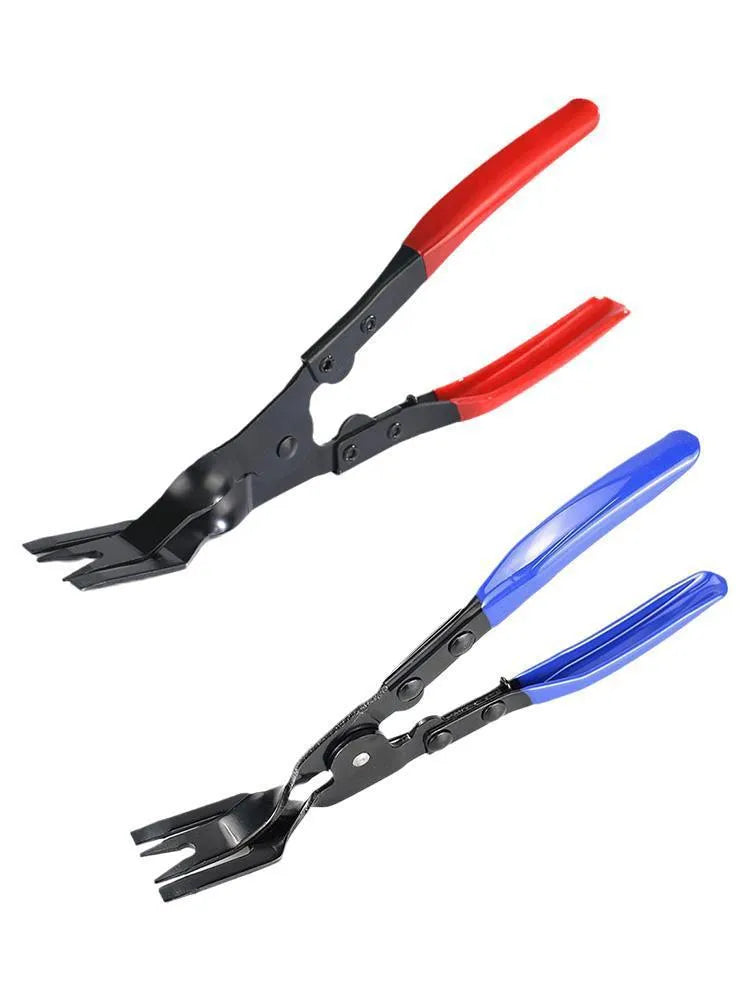 Blue-handled car panel removal pliers with 240mm length and steel construction