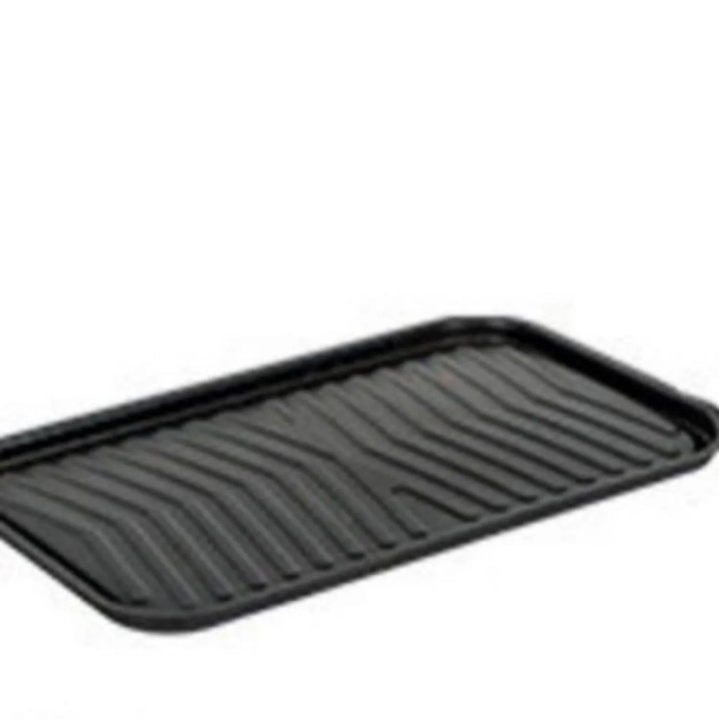 White round portable charcoal grill with chimney oven design for frying and baking