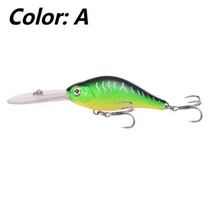 Little Fat Man Mino deep diving fishing lure measuring 10.5cm in various colour options