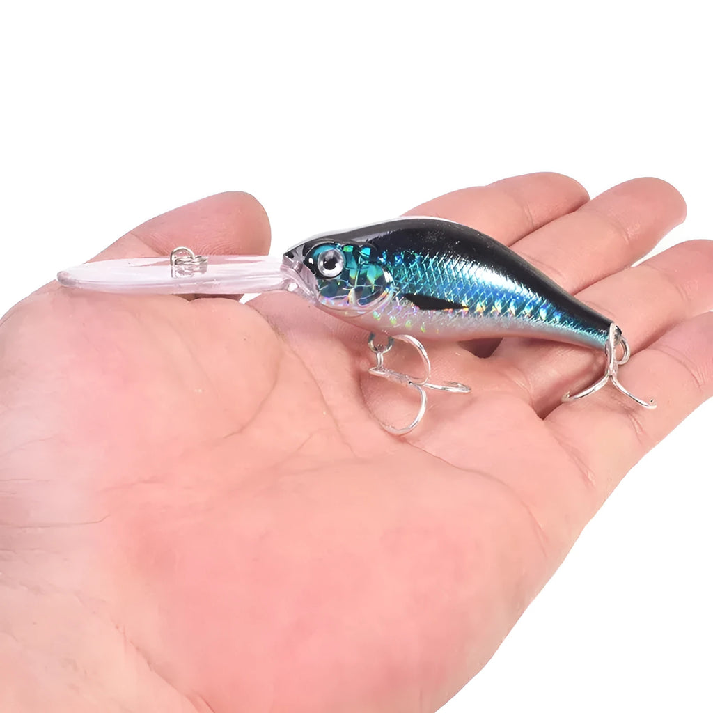 Little Fat Man Mino deep diving fishing lure measuring 10.5cm in various colour options