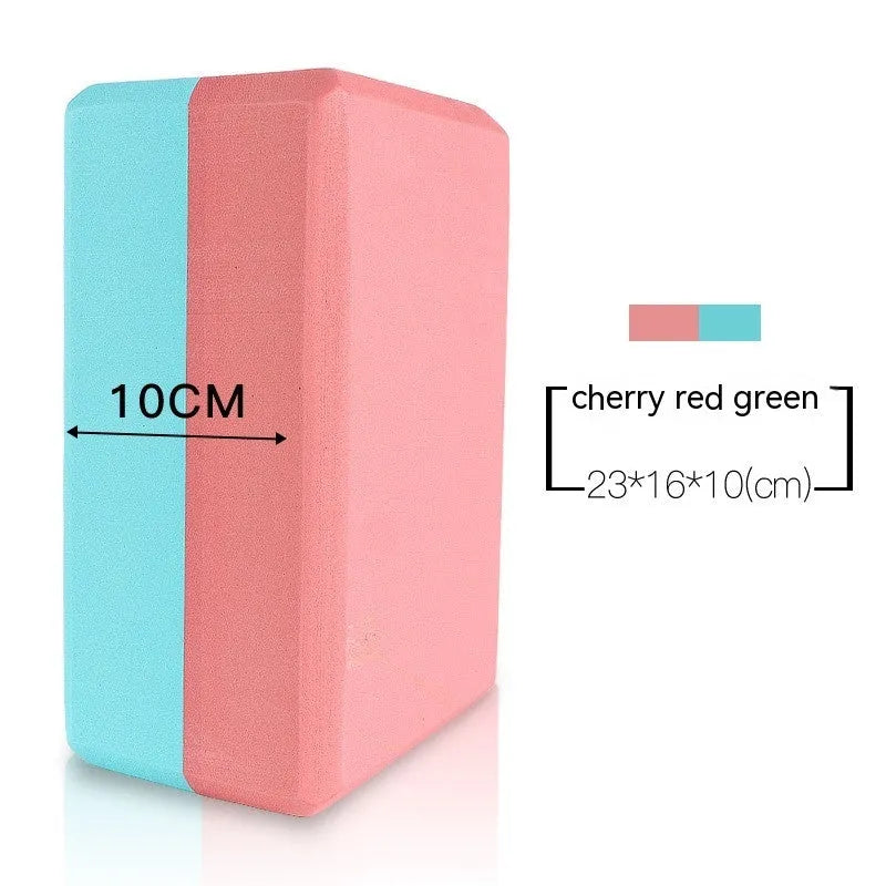 EVA foam yoga block in various colours for dance and fitness support