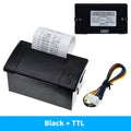 Embedded black thermal printer with serial port connection for single chip microcomputer