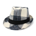 Blue polyester sun hat with bell crown design for outdoor travel sun protection