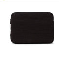Black and white anti-seismic cotton laptop bag with coin pocket in three size options