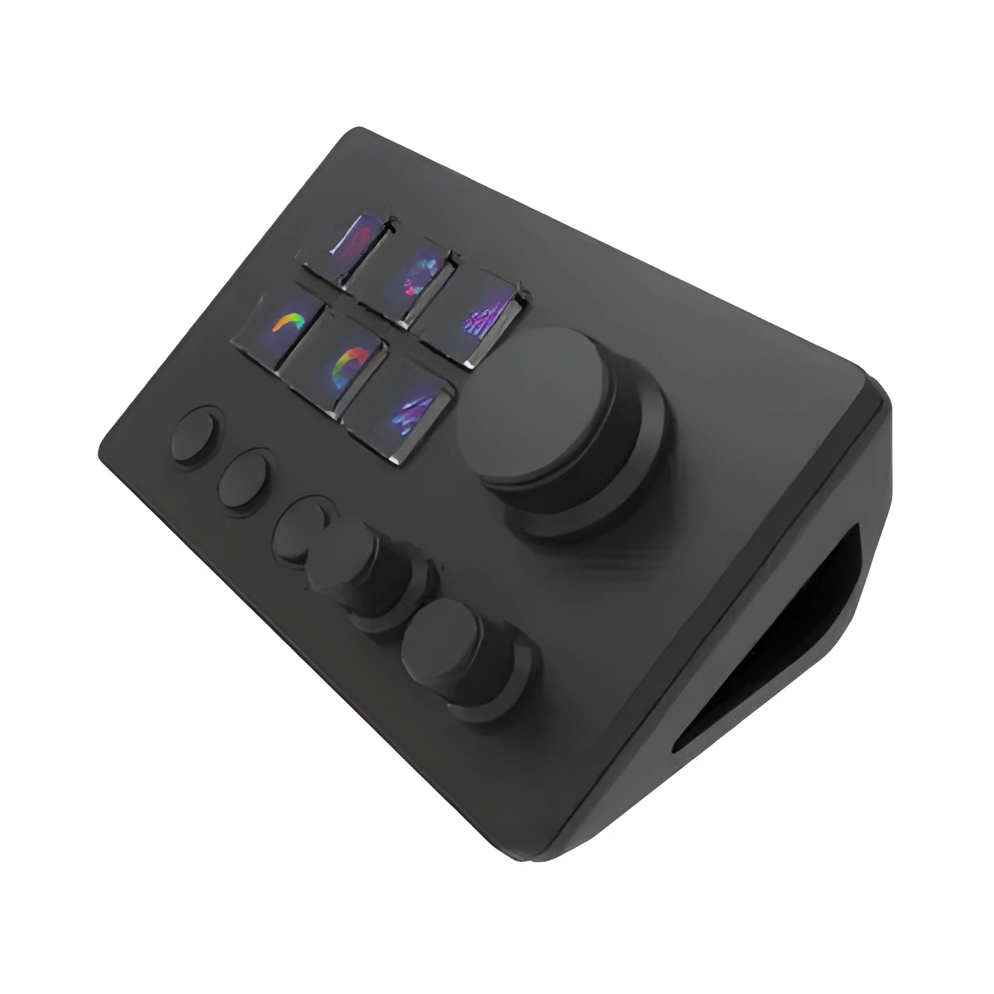 Visual Keyboard N3 silicone keypad with numeric keys in black or white, shown with USB cable.
