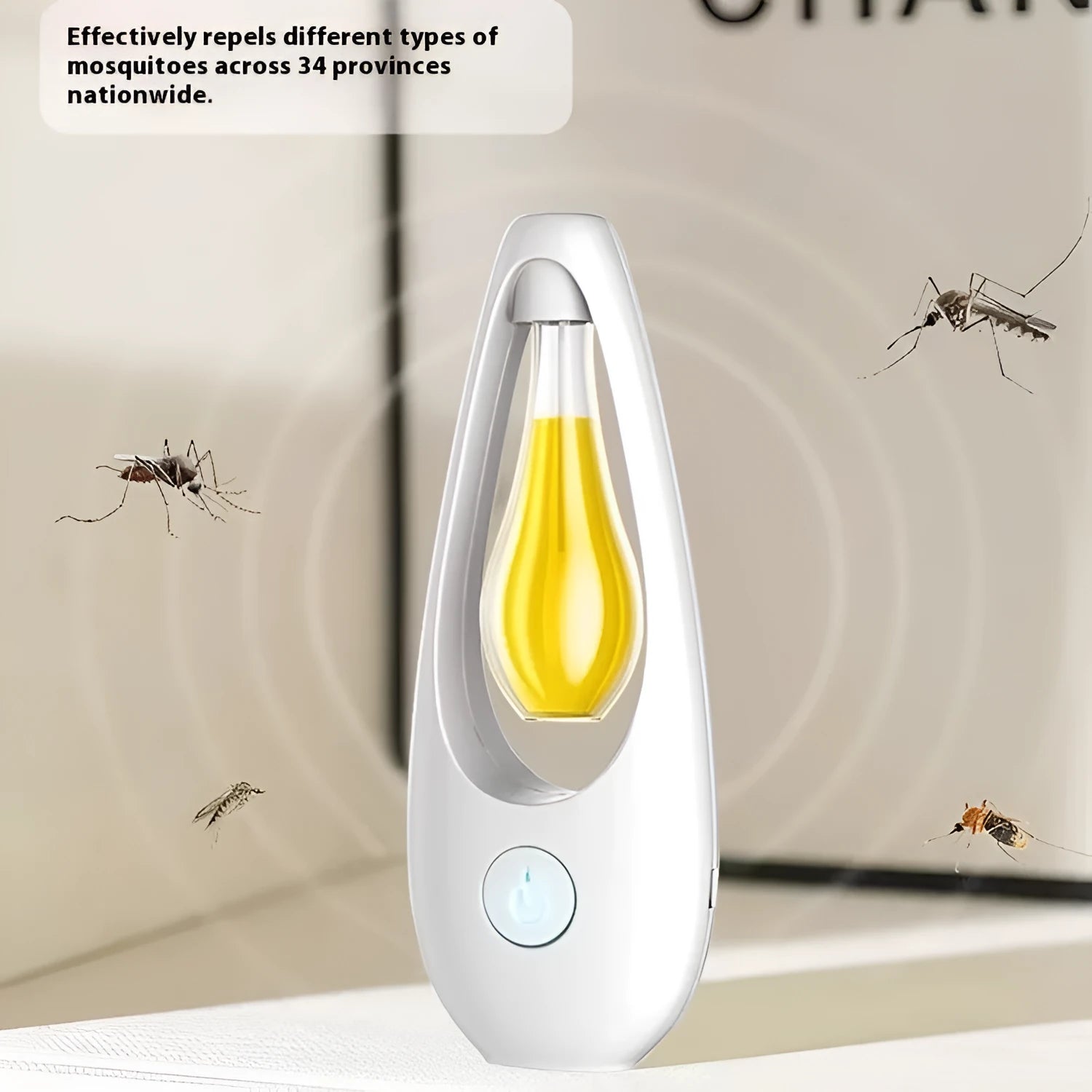 Ultrasonic aroma diffuser with mosquito repellent function in six fragrance colour options