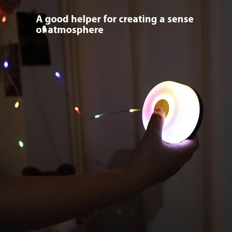 Rechargeable outdoor string lights with 30 LED beads in warm white and colourful lighting modes