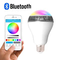 Smart Bluetooth speaker E27 bulb light with RGB+W colour changing and dimmable control