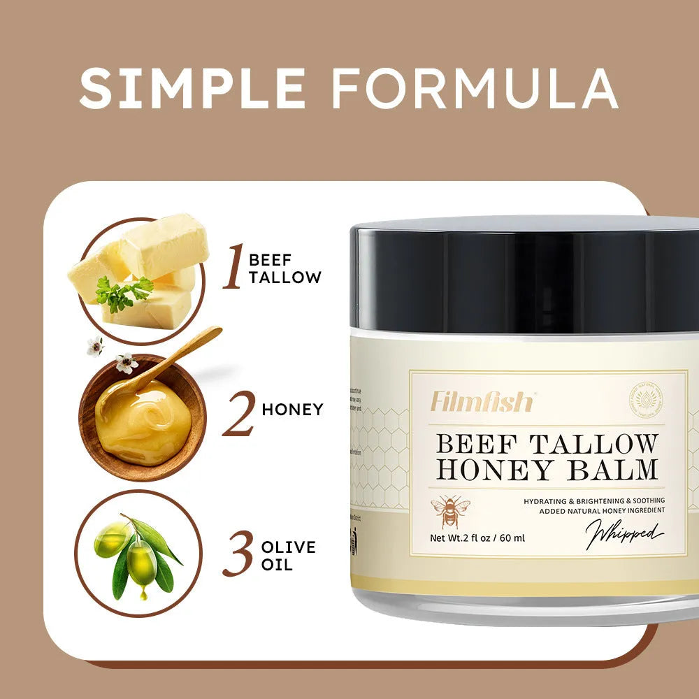 60ml honey moisturising body cream container for skin rejuvenation and nourishment