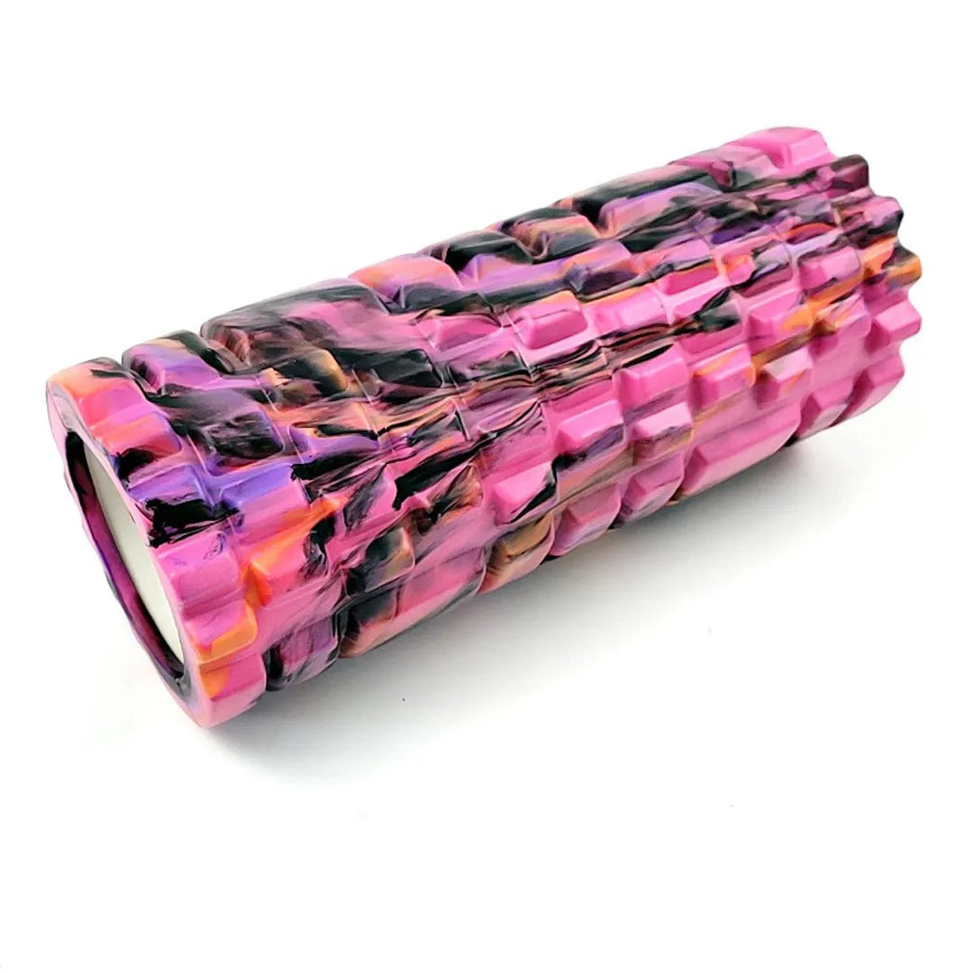 33cm camouflage pattern EVA foam roller for fitness and massage exercises