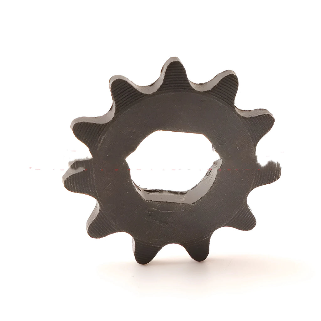 Motorcycle 11-tooth cast iron reduction spur gear with non-circular profile for 25hT8F chains