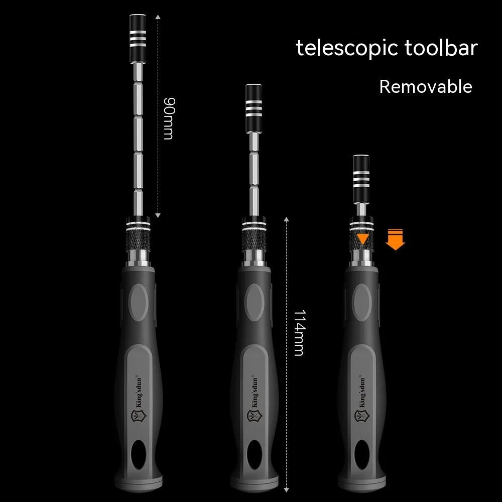 32 in 1 screwdriver set with 30 bits in plastic storage case for repair tools