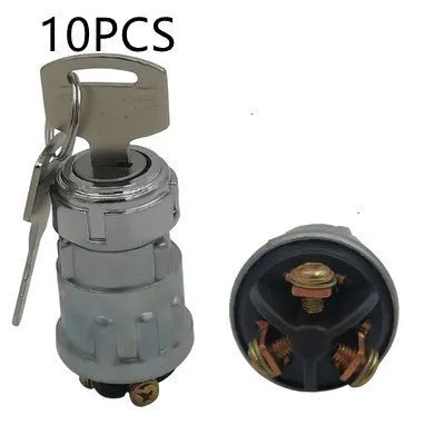 Copper ignition switch for trucks and forklifts, JK423 style variant