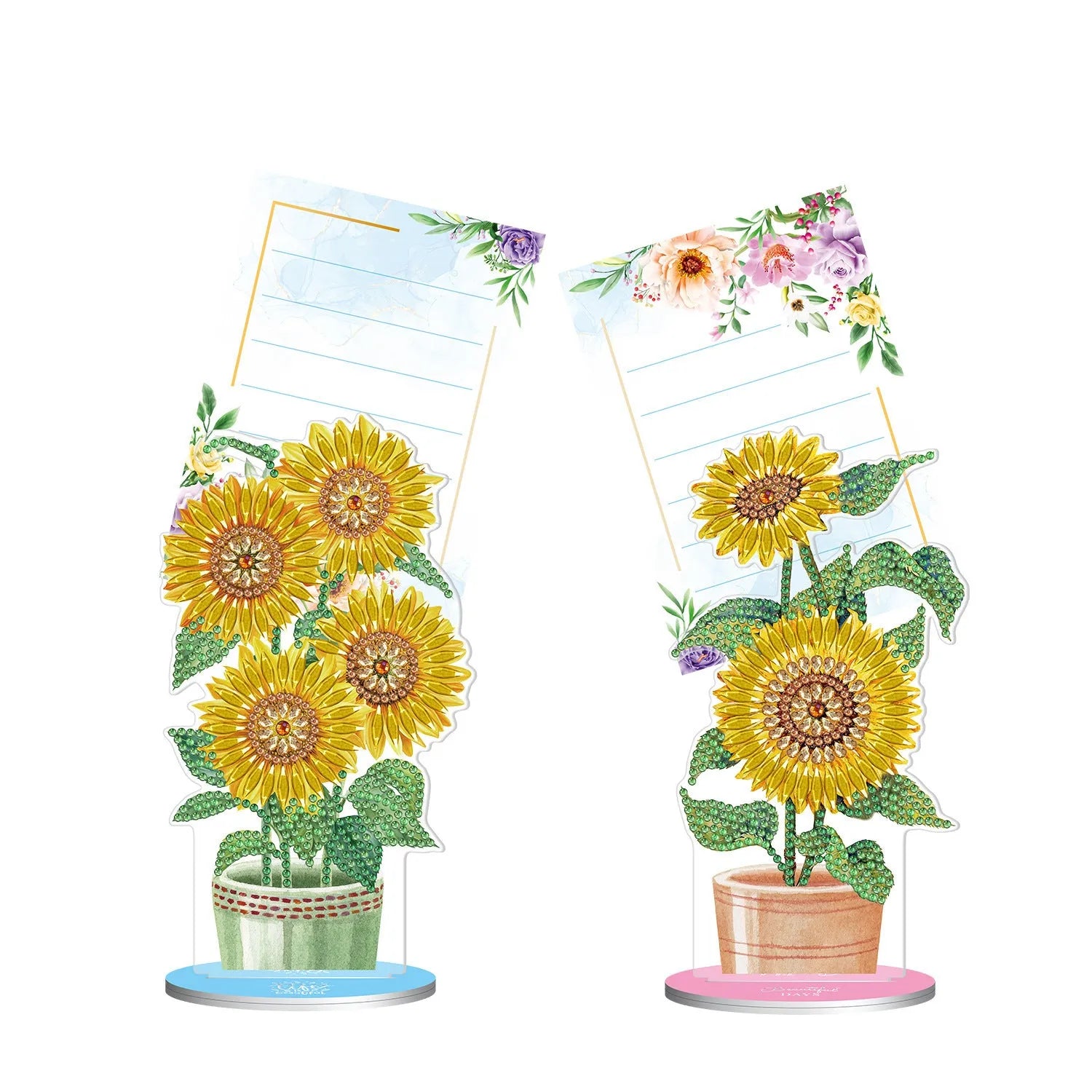American handmade diamond painting note clip decorative desktop craft 19cm dimensions