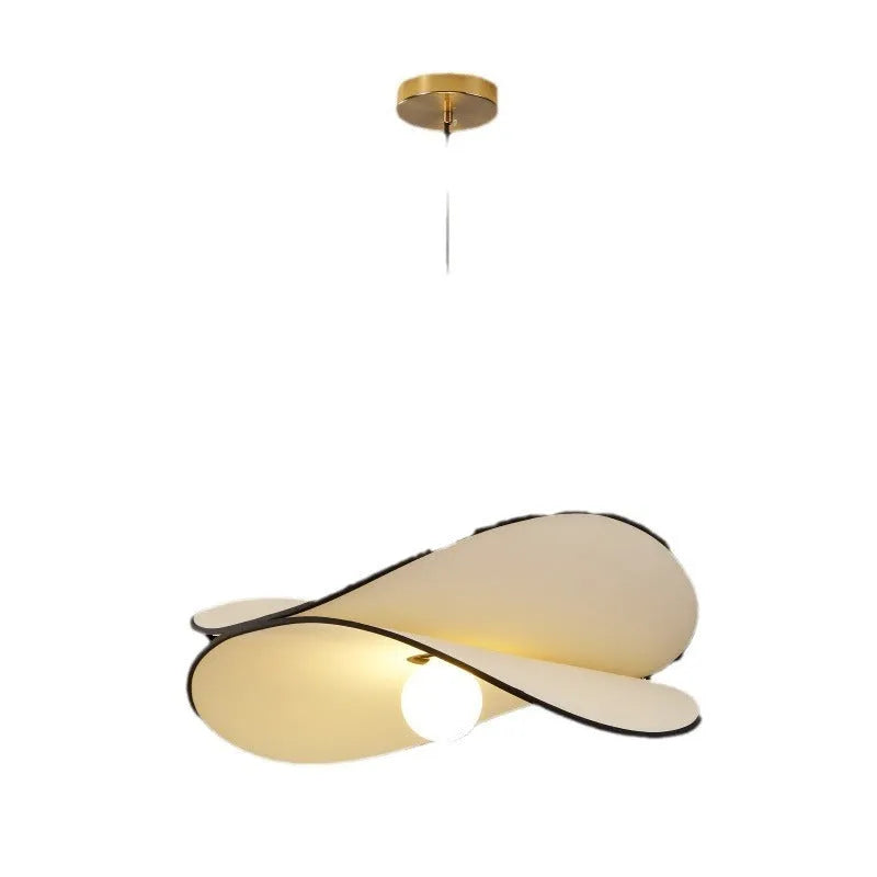 French artistic style fabric potato chip chandelier pendant light with modern simplicity design