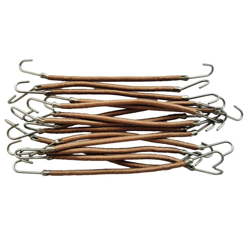 Double hook wig hair tools in black, dark brown and light brown colours