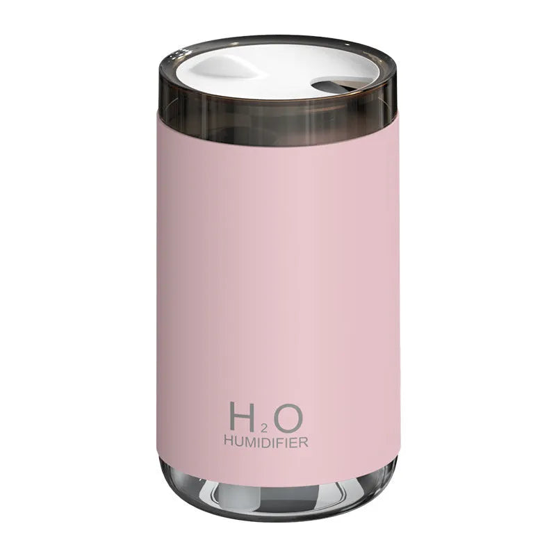 Jellyfish humidifier with USB cable and warm night light in white, pink, or blue colours