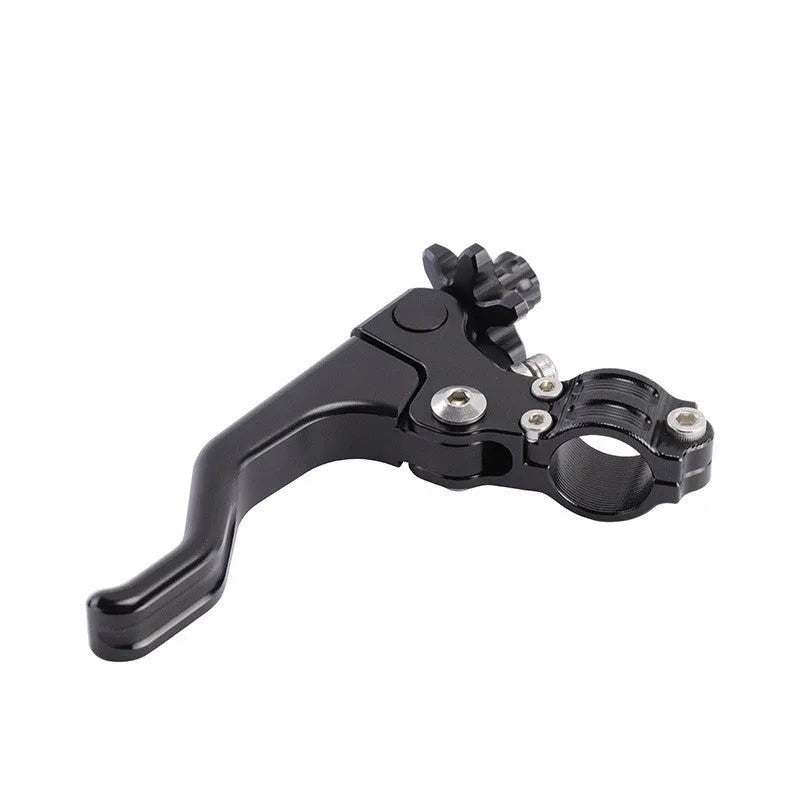 Universal aluminium alloy two-finger motorcycle clutch lever in eight colour options