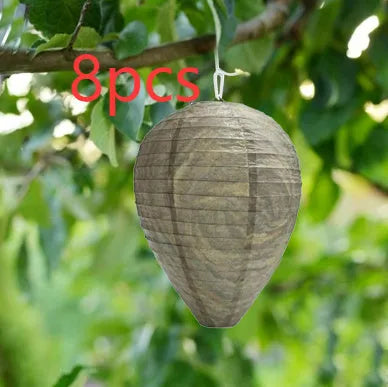 22x28cm beehive paper lantern with wire frame in photographic colours