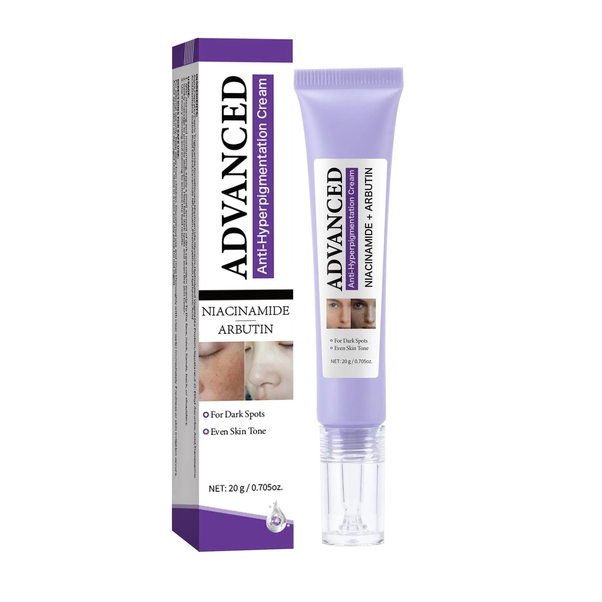 20g anti-pigmentation cream jar for ladies with universal skin type compatibility