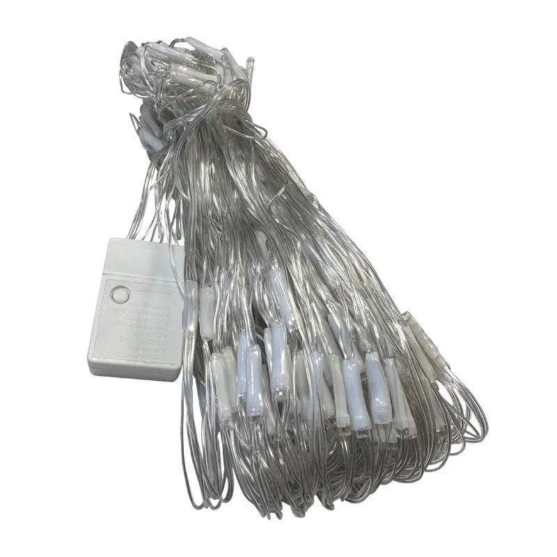 Waterproof fishnet lamp IP44 low voltage 24V in warm white light for garden outdoor use