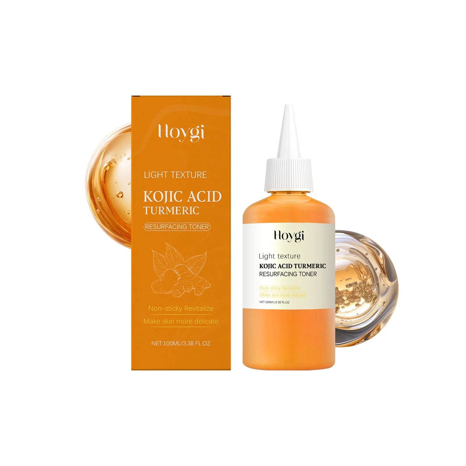 100ml bottle of turmeric moisturising water for non-oily daily facial care