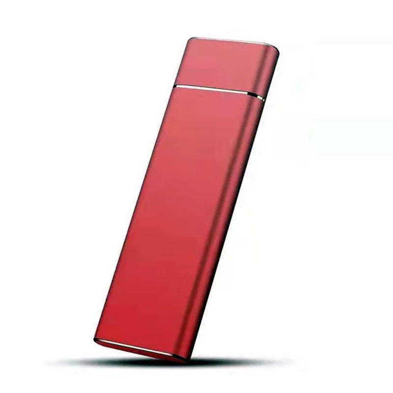 Ultra-thin 6TB mobile hard disk with metal shell in five colour options alongside included data cable