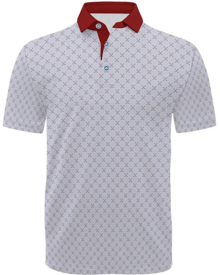 Men's 3D printed short sleeve t-shirt in Japanese retro style with zipper detail on mesh fabric.