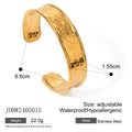 Stainless steel wings opening ring with electroplated finish in various colour options