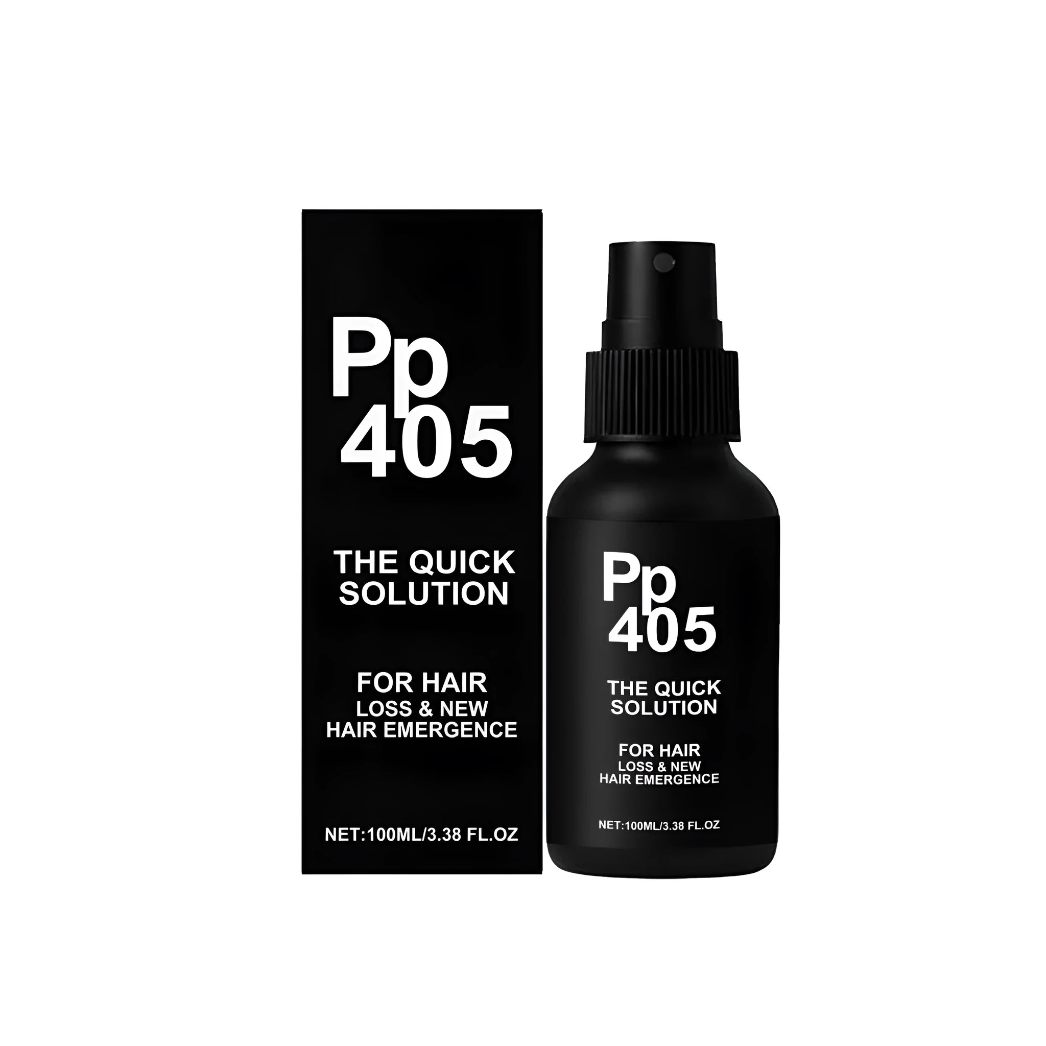 100ml hair loss prevention spray bottle with ginger root extract and biotin