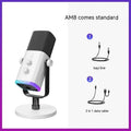 Dynamic noise reduction microphone in ABS PC housing with XLR cable and mounting bracket