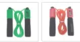 A 3-metre long skipping rope with foam handles, shown in one of 14 available colour options.