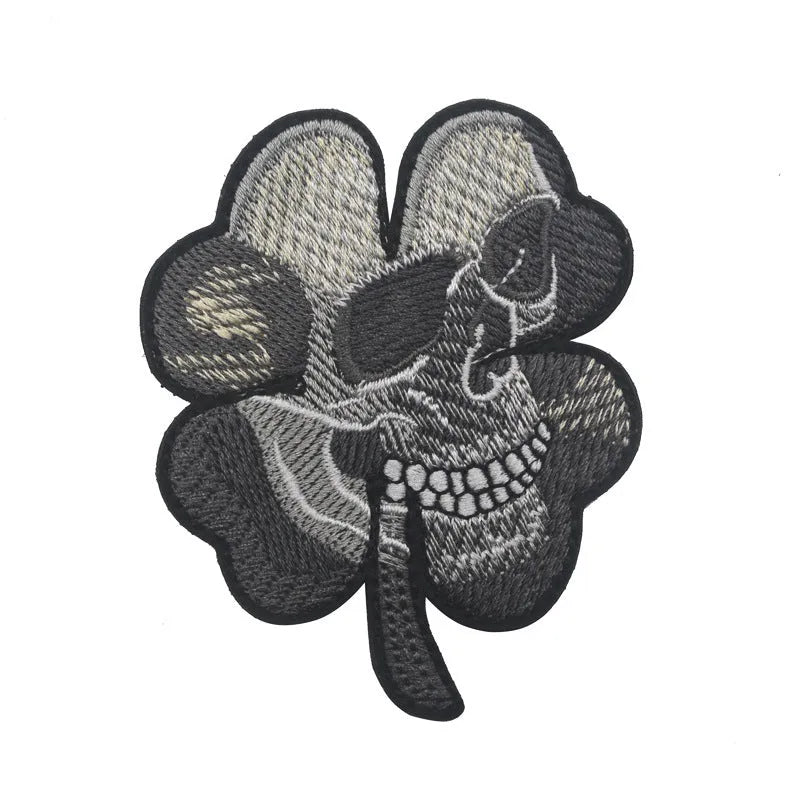 Outdoor embroidered fabric badge with Velcro backing in various military and natural colour patterns