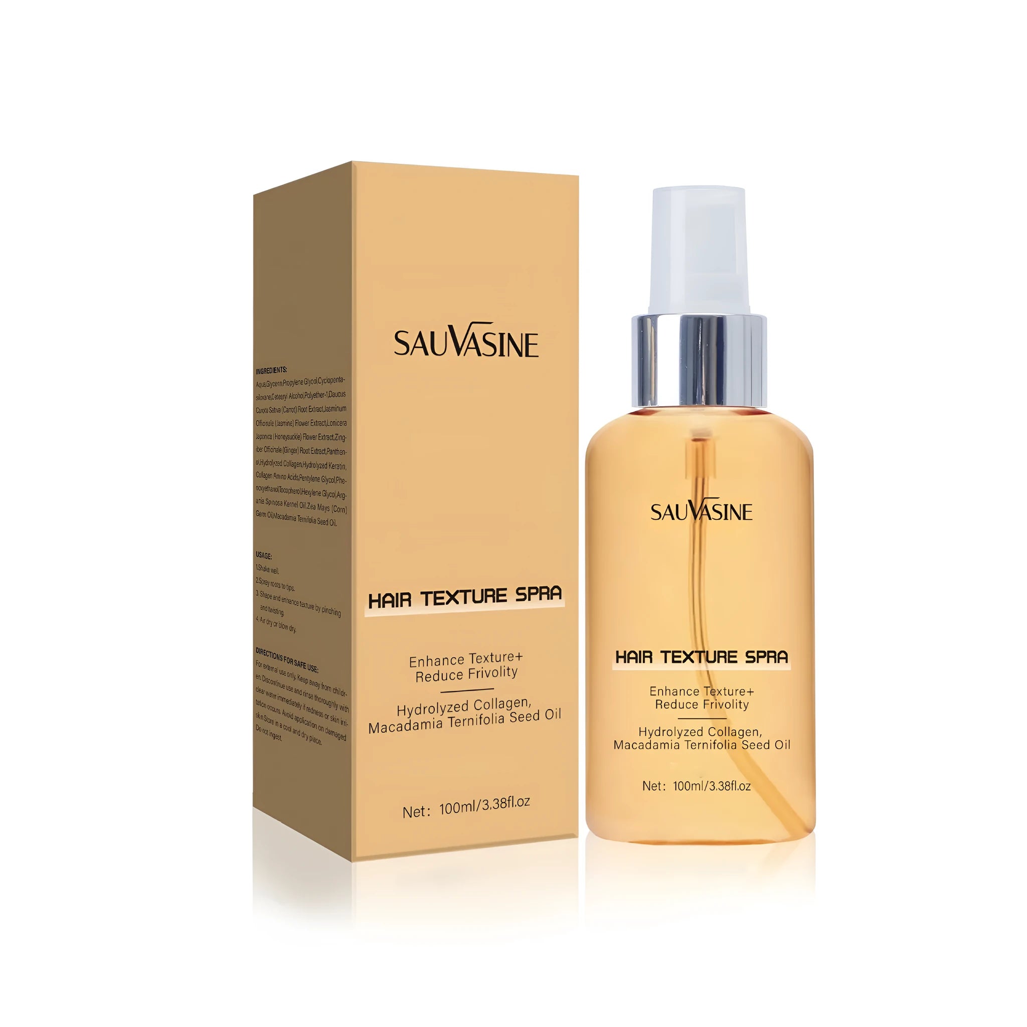 100ml bottle of Reduce Frizz Moisturizing Scalp Care Spray, SWX-248 variant, with spray pump.