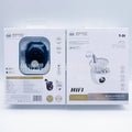 TWS wireless Bluetooth earphones with digital display in simple style, black gift box