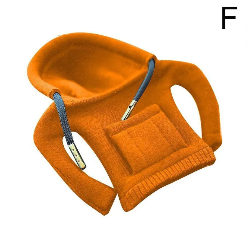 Cloth car gear shift knob cover in multiple colours, shown with 13cm by 8cm dimensions.