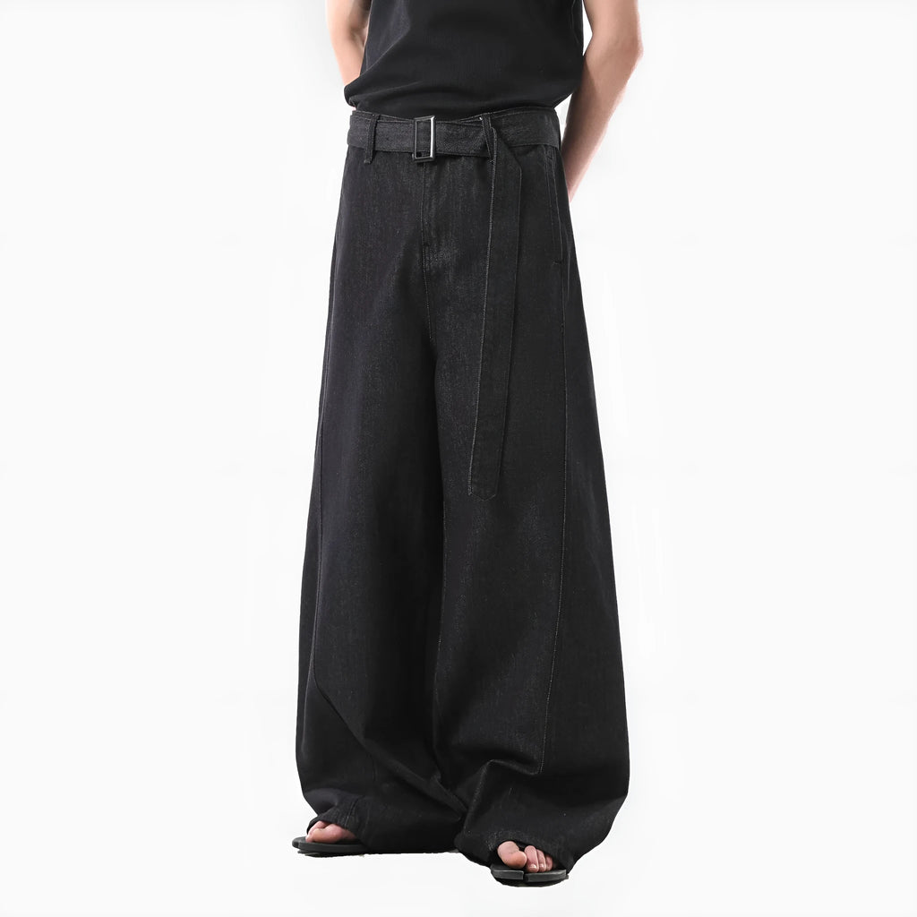 Women's black gold high waist straight leg denim jeans with zip fly retro style