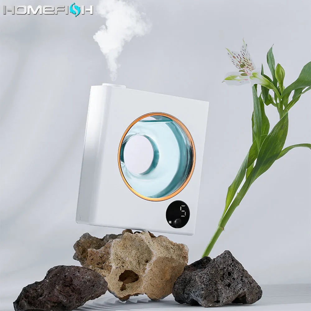 Small white wall-mounted automatic aromatherapy machine for essential oil diffusion