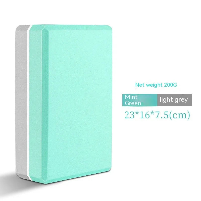 EVA foam yoga block in various colours for dance and fitness support