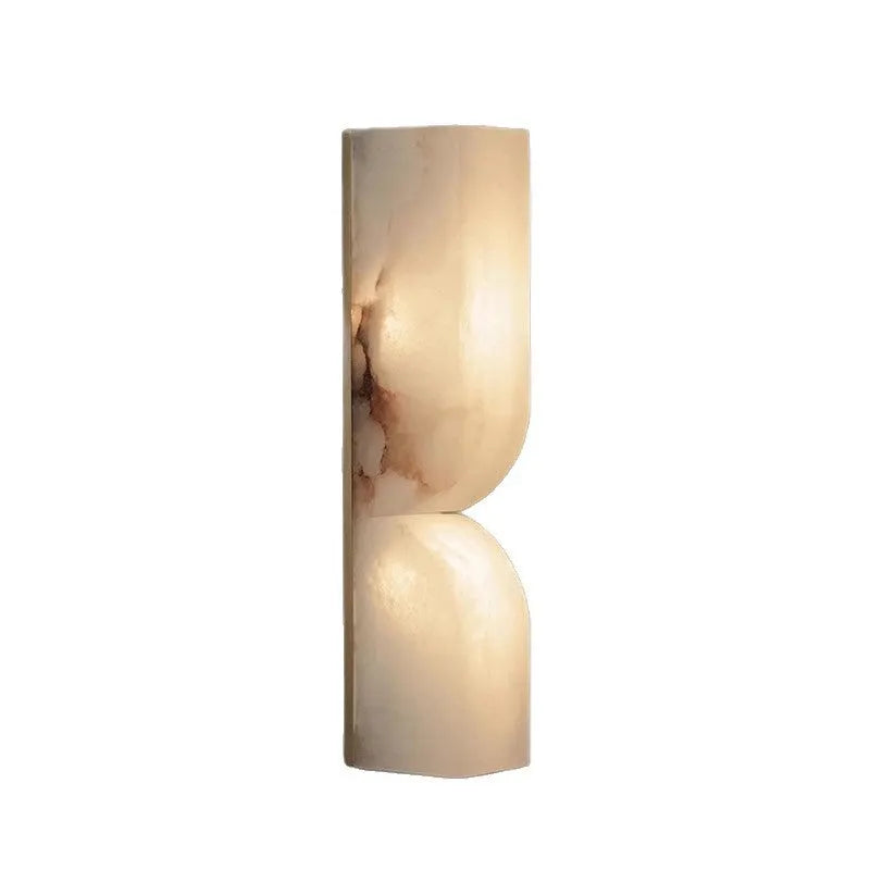 Nordic-style copper wall lamp strip with warm light for bedroom illumination