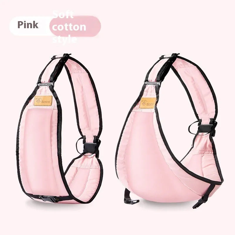 Baby waist stool carrier for newborns and children up to 25kg in cloth black, green, gray, or pink