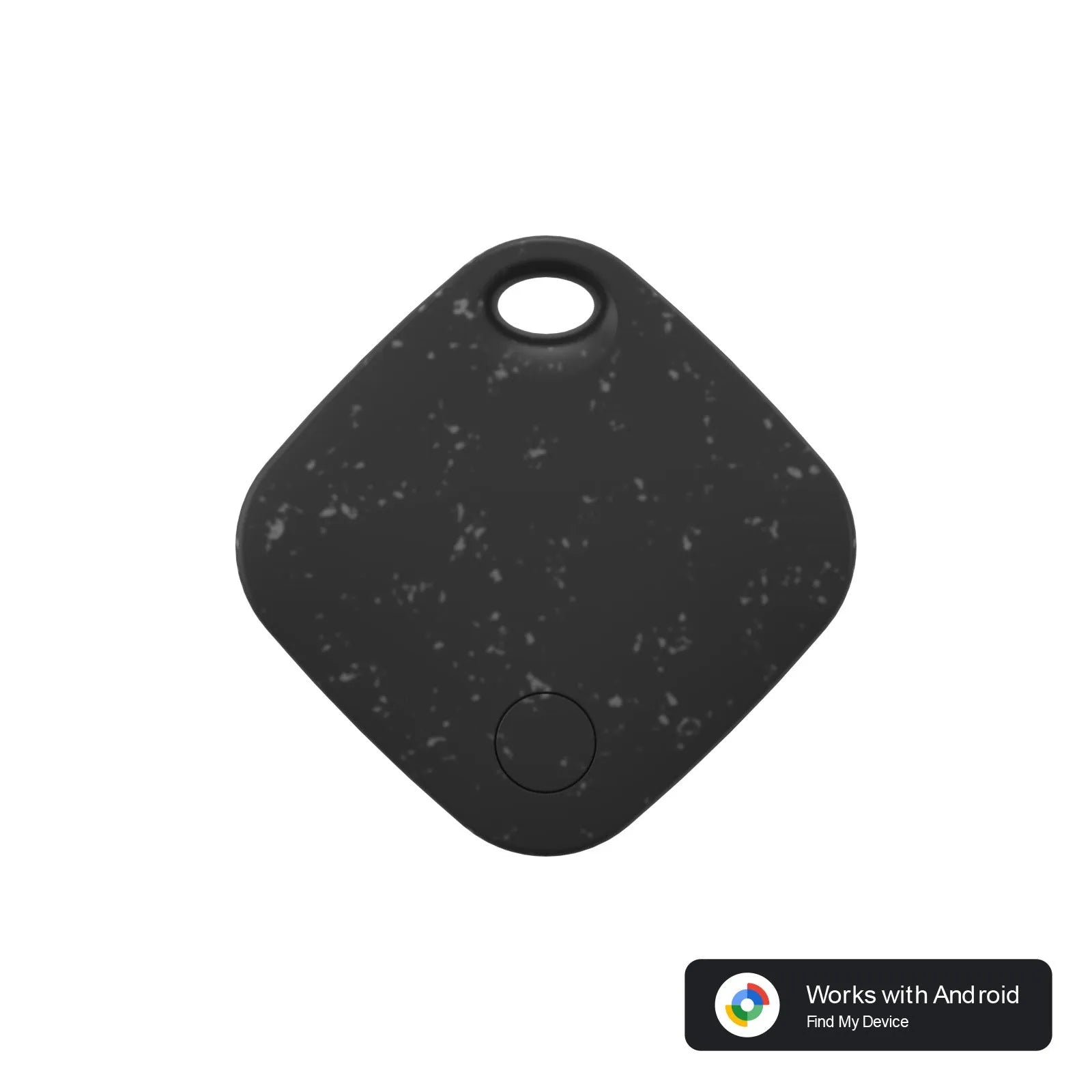 GPS pet tracker in eco-friendly yellow with portable clip and compact 36x7.8mm design