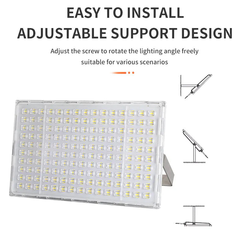 LED floodlight outdoor waterproof ultra bright for industrial workshop or courtyard
