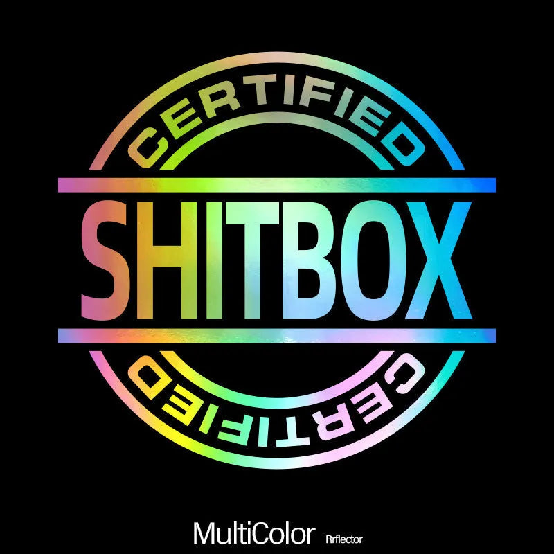 13x12cm vinyl car sticker in multiple colours for vehicle body decoration